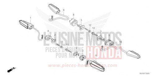CLIGNOTANT CB500FAR de 2024